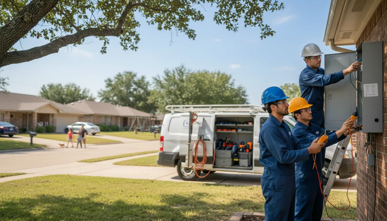 Certified electrician providing emergency electrical services in Gallion, AL